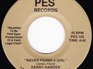 70'S SOUL 45 RPM - KENNY HAMBER on PES RECORDS