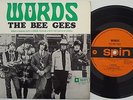 BEE GEES Words EP 60s Orig OZ SPIN Pic Cover AUSTRALIA EX Nice Copy Barry Gibb