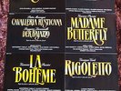 Vinyl - 6 LP's - Oper - LaBoheme/Madame Butterfly/Tosca/Carmen/Rigoletto u.a.TOP