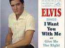 ELVIS PRESLEY - I Want You With Me  (ps, clear vinyl) 7