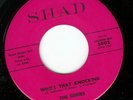 THE GENIES - WHO'S THAT KNOCKING / THE FIRST TIME - SHAD 45RPM (1959)