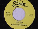 RUDY 'TUTTI' GRAYZELL: Duck Tail 45 rare Rockabilly