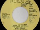 KENI BURKE: Risin' To The Top / Mono 45 (dj) rare Soul