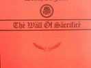 DEATH IN JUNE *The Wall of Sacrifice* Third Edition RED Cover Ltd. 400 Copies
