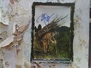 LED ZEPPELIN IV. 1st PLUM / RED - 1971- Vinyl LP SIGNED BY ROBERT PLANT.