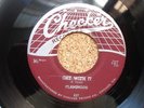 *DOO WOP* Checker  Flamingos  A Kiss From Your Lips b/w Get With It 1956  HEAR 