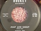 Guitar Jeff & The Creoles ROCKABILLY 45 Jump And Shout on Rocket Lbl HEAR #BB311