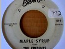 THE KRESENTS - MAPLE SYRUP b/w PURPLE CHECKERS - BREAK OUT - SURF 45