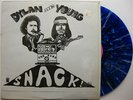 DYLAN AND YOUNG THE BAND SNACK Blue Splatter Vinyl LP In Shrink Not TMOQ