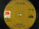 Reggae 45 ALTON ELLIS I Love You True / Sho-Be-Do-Be Do on A&M UK NM red wax