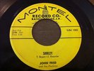 JOHN FRED - SHIRLEY - RARE ROCKABILLY 45 ON MONTEL VG ++