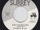 Black Gospel 45 - Trumpets Of Joy - Don't Let God Down - Surrey - mp3