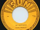 Rare Rock & Roll 45- Elvis Presley - My Happiness - Sun # 252 - Mint Minus