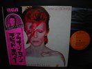 David Bowie Aladdin Sane Japan LP PINK OBI INSERT