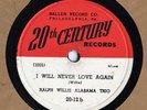 Ralph Willis Alabama Trio Blues E+ 78 Steel Mill b/w I Will Never Love Again