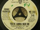 70's Soul/Funk 45 Dionne Warwick - You're Gonna Need Me WB DJ WL Jay Dilla