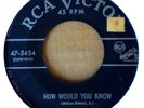 THE ROBINS - HOW WOULD YOU KNOW b/w LET'S GO TO THE DANCE - RCA 45 - 1953