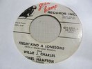 WILLIE J CHARLES Feelin Kinda Lonesome 45 GLAD HAMP promo northern soul VG+ RARE