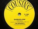 The REGENTS 78 Barbara-Ann c/w I'm So Lonely US 10
