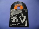 THE DAMNED DONT CRY WOLF 7' PUNK IMPORT SCRAMBLE / STIFF   NM