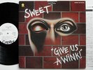 SWEET Give Us A Wink JAPAN PROMO LP Original GLAM ROCK