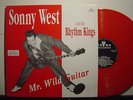 SONNY WEST AND THE RHYTHM KINGS MR. WILD GUITAR NEO ROCKABILLY RED VINYL LP