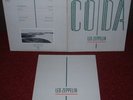 LED ZEPPELIN Coda LP 1982 PROMOTIONAL 1st Press + INNER SUPERB