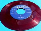 RARE The Crows “Gee / I Love You So”7” 45, Rama RR-5, US, 1953, [RED VINYL]