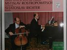 ROSTROPOVITCH RICHTER BEETHOVEN sonatas CELLO FRENCH PHILIPS HI FI STEREO 2 LP