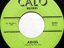 THE FIVE DISCS 45 Adios / My Baby Loves Me CALO Doo Wop ORIGINAL 1961 PRESS H239