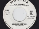 Northern Soul 45 - Dean Courtney - We Have A Good Thing - RCA Victor - mp3