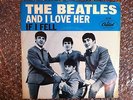The Beatles - And I Love Her / If I Fell - 1964 Capitol Picture Sleeve 45