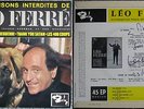 les chansons interdites de leo ferré - 45T de 1961 avec envoi / dedicace