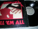 Metallica Kill 'em All Orig 1st Press Megaforce Records MRI 069 Metal Vinyl