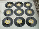 Nine Seeburg Encore Background Music System Records