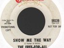 RARE GARAGE PSYCH 45   THE FREE FOR ALL   SHOW ME THE WAY  CHALLENGE  PROMO