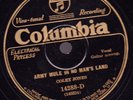 Texas Pre War Blues  COLEY JONES  Army Mule In No Mans Land e COLUMBIA 78 