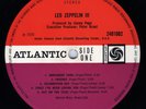 LED ZEPPELIN III RARER Orig UK 1970 Plant & Page Credits.