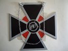 SLAYER - CRIMINALLY INSANE - RED VINYL IN IRON CROSS COVER COMPLETE WITH CHAIN