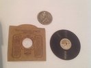 Very RARE. 1924 Queen Mary's Miniature HMV Record, Plays God Save The King