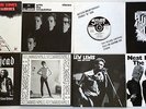 8 STIFF 45s Pink Fairies Roogalator Tyla Gang Lew Lewis Motorhead The Damned box