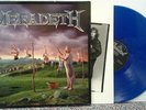Megadeth Youthanasia LP BLUE WAX gatefold vinyl 1994 UK PRESS