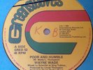 Wayne Wade Poor And Humble / Bunny Lie Lie Babylonian Killer Roots 12