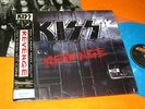 KISS REVENGE 1992 USA Initial 1st BLUE MARBLE VINYL LP In Shrink+OBI number 1800