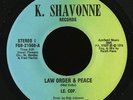 Modern Soul 45   Le Cop   Law Order & Peace   K. Shavonne   mp3 RARE NM