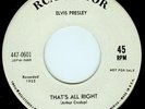 THAT'S ALL RIGHT - Elvis (Gold Standard Series),1964, promo + Pic Slv, Very Rare