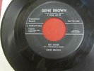 Gene Brown Rare Rockabilly 45 Big Door bw Playing With My Heart VG++ Promo Copy
