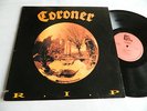 CORONER - R.I.P. -COBRA CL 1031 - RARE SWISS THRASH METAL -RARE 1st LP -Ex