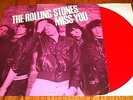 ROLLING STONES MISS YOU/FAR AWAY EYES RED COLORED VINYL LP