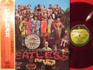 THE BEATLES SGT PEPPERS LONELY HEARTS CLUB JAPAN APPLE ISSUE RED WAX LP OBI MINT